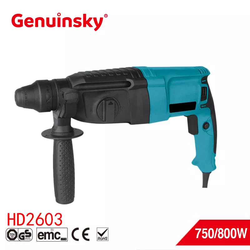 26 মিমি 4 ফাংশন হামার ড্রিল 750W