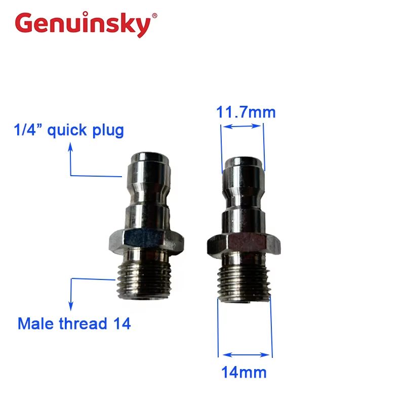 স্টেইনলেস স্টিল দ্রুত রিলিজ প্লাগগুলি 1/4 ইঞ্চি